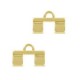 Cymbal ™ DQ metal ending Piperi Ii for Tila beads - Gold